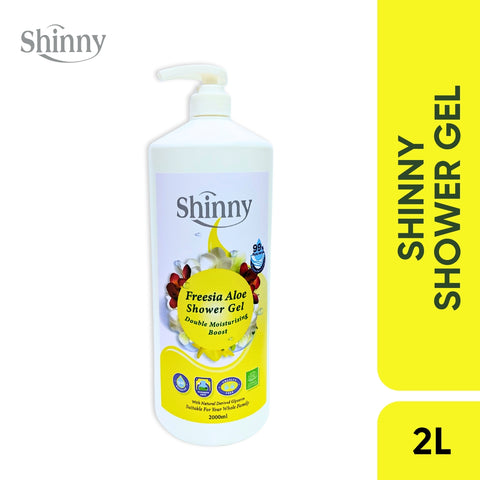 [Upgraded Formulation] Shinny Freesia Aloe Shower Gel Fragrant Shampoo Mandi Wangi Body Wash 沐浴露 (2000ml)