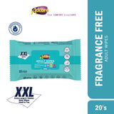 Adcare Adult/Bath Fragrance Free Wipes Tisu Basah Dewasa 20's