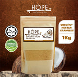 HOPE Organic Premium Coconut Nectar Granules Sugar 1Kg