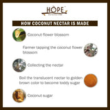 HOPE Organic Premium Coconut Nectar Syrup Sugar (2 x 220g)