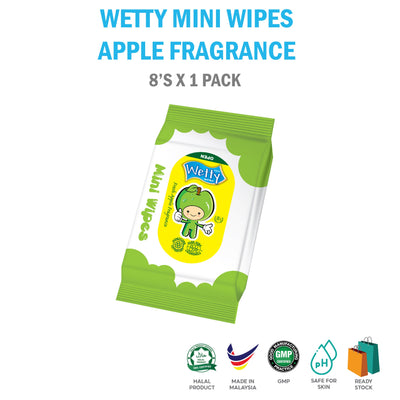 Apple Fresh Mini Wet Wipes (8's)
