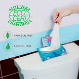 Biodegradable & Flushable Toilet Wet Wipes (1 x 10's)