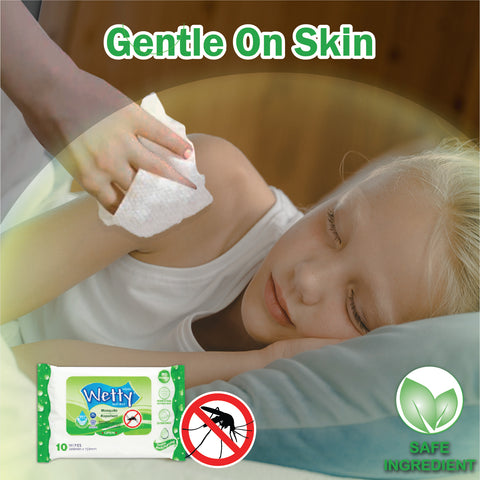 Mosquito Repellent Wet Wipes (1 x 10's)