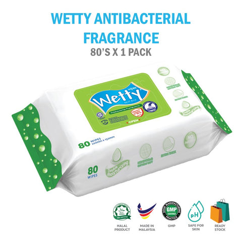 Antibacterial Fragrance Wet Wipes (1 x 80's)