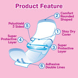 VSOFT Sanitary Napkin Feminine Care (12's x 72bag) 1 Carton