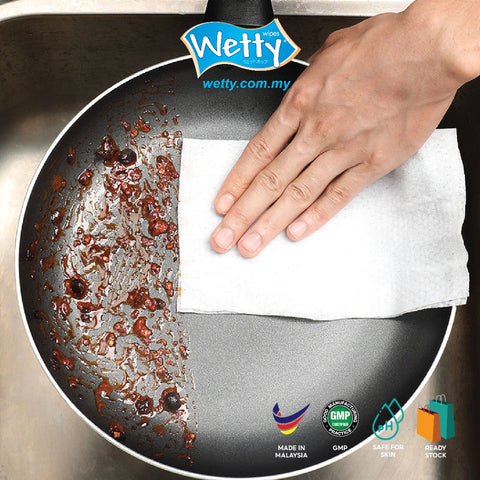 Wetty Kitchen Towel 2X Bigger, Better, Stronger Stain Buster（40 条 x 24 包）1 箱